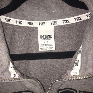 VS PINK quarter zip sweatshirt